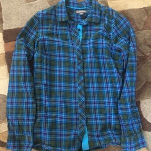 Eddie Bauer Blue Flannel - Size M
